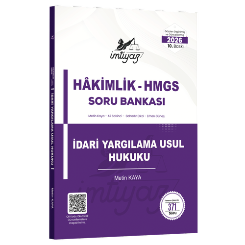 �MT�YAZ 2026 HMGS Hakimlik �dari Yarg�lama Usul Hukuku Soru Bankas� Metin Kaya