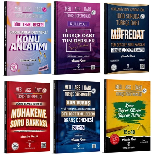 T�rk�e �ABTDEY�Z �ABT MEB-AGS T�rk�e ��retmenli�i D�rt Temel Beceri 6 l� Set - Enes Kaan �ahin T�rk�e �ABTDEY�Z