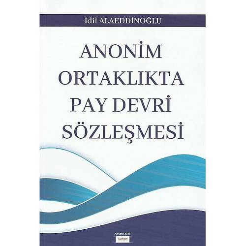 Turhan Kitabevi Anonim Ortaklkta Pay Devri Szlemesi dil Alaeddinolu