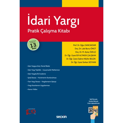 Se�kin Yay�nevi �dari Yarg� Pratik �al��ma Kitab� (O�uz Sancakdar)