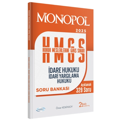 Monopol 2025 HMGS �dare Hukuku, �dari Yarg�lama Hukuku Soru Bankas� �mer Keskinsoy
