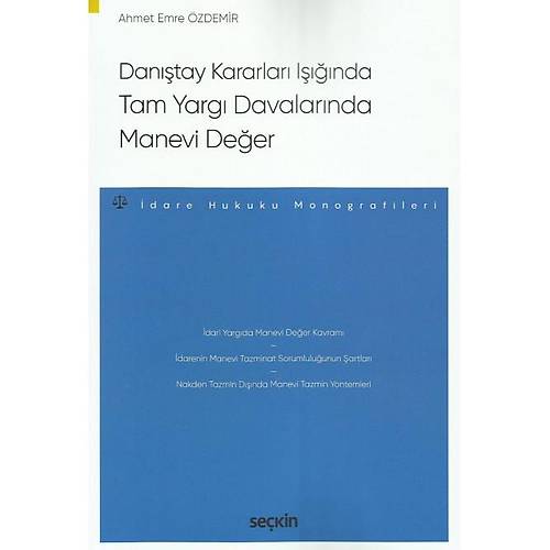 Sekin Yaynevi Dantay Kararlar Inda Tam Yarg Davalarnda Manevi Deer