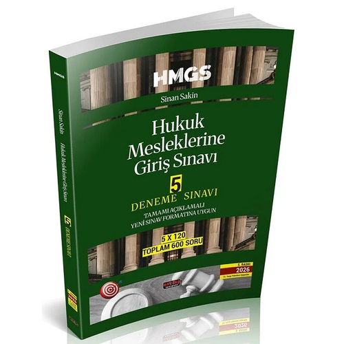 Sava� 2026 HMGS 5 Deneme ��z�ml� 5. Bask� - Sinan Sakin Sava� Yay�nlar�