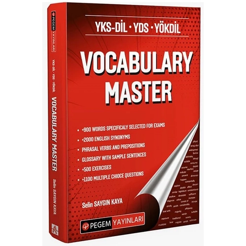 Pegem Yaynlar YKSDL YDS YKDL Vocabulary Master - Selin Saygn Kaya