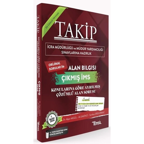 Temsil 2026 TAK�P �cra M�d�rl��� ve Yard�mc�l��� Alan Bilgisi ��km�� Sorular Konular�na G�re 7. Bask� Temsil Yay�nlar�