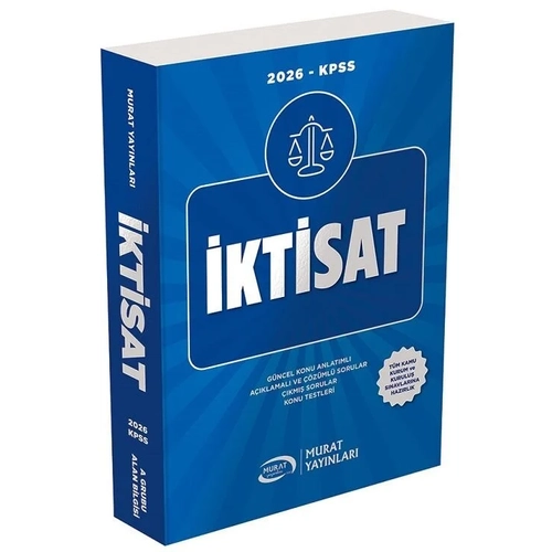 Murat 2026 KPSS A Grubu �ktisat Konu Anlat�ml� Murat Yay�nlar�