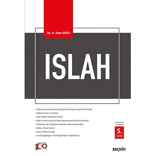 Sekin Yaynclk Islah (Orhan Erolu)