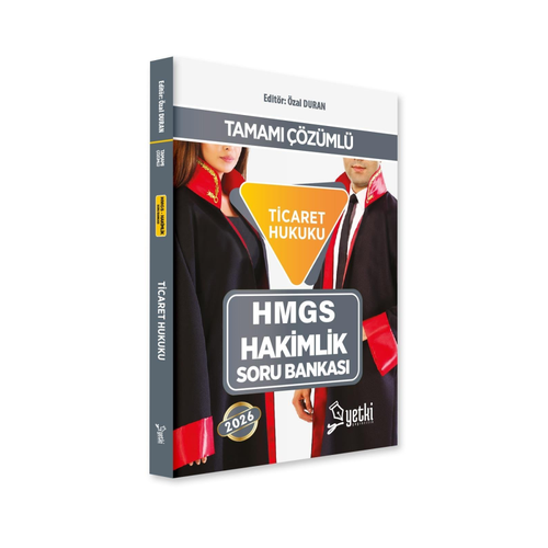 Yetki Yay�nlar� 2026 HMGS Hakimlik Ticaret Hukuku Soru Bankas� (�zal Duran)