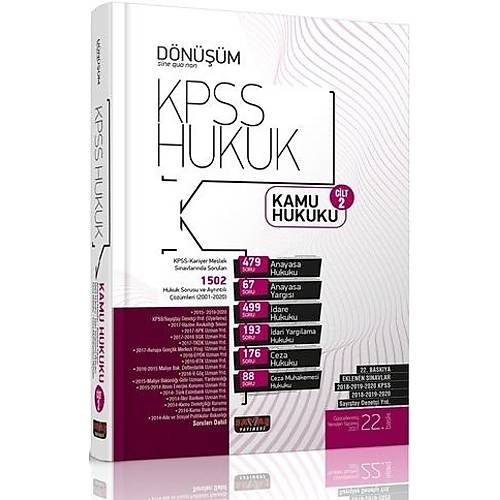 Dnm KPSS A Grubu Kamu Hukuku Soru Bankas Cilt 2 Sava Yaynlar 2021