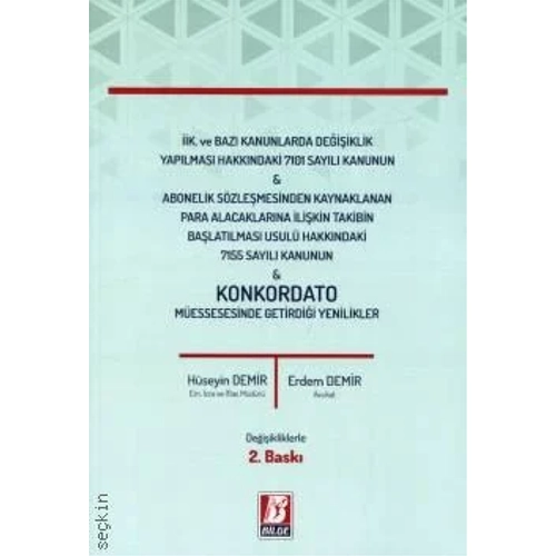 Bilge Yay�nevi Konkordato-H�seyin Demir,Erdem Demir