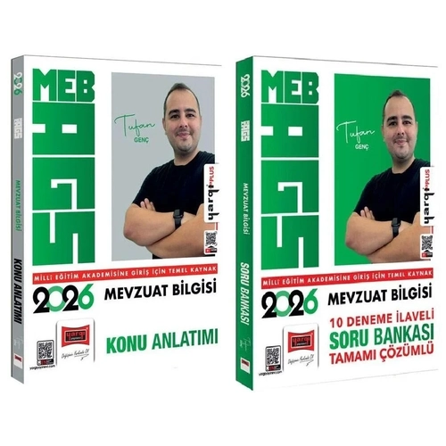 Yarg� 2026 MEB-AGS Mevzuat Bilgisi Konu Anlat�m� + Soru Bankas� 2 li Set - Tufan Gen� Yarg� Yay�nlar�