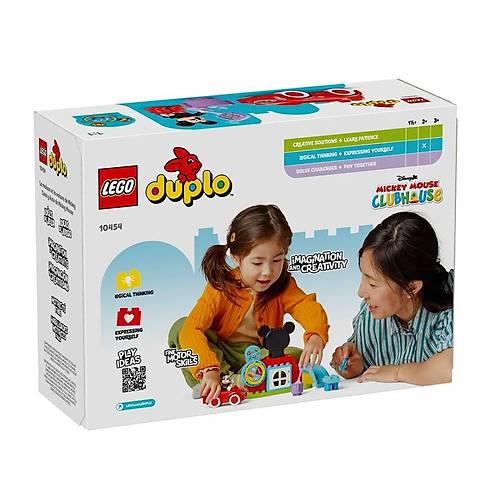 10454 Lego Duplo Mickey Mousenun Kul�p Evi ve Arabas� 27 par�a +2 ya�