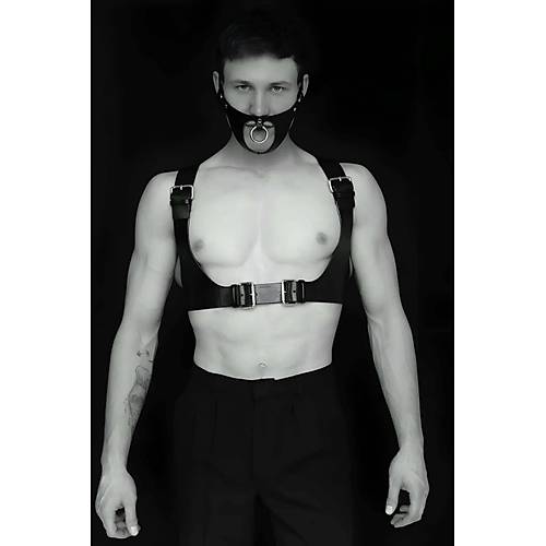 Seksi Deri Gs Ve Maske Harness - APFTM112