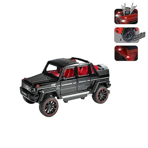 HCL-902 �ek B�rak 1:22 Sesli ve I��kl� Metal Jeep -Vardem