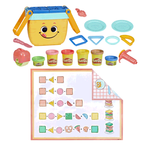 F6916 Play-Doh Piknik ekilleri Balang Seti +3 ya