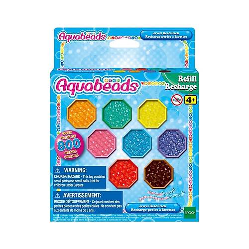 31520 Epoch AquaBeads Kristal Boncuk Paketi - Yedek Paket, 800 para +4 ya
