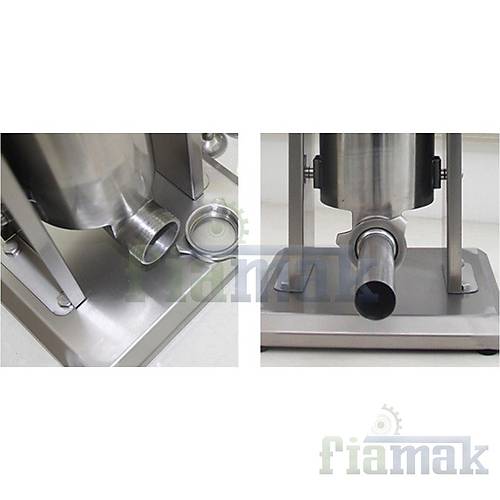 10 Litre Manuel Kollu Sucuk Sosis Dolum Makinas | Profesyonel Mekanik Dolum