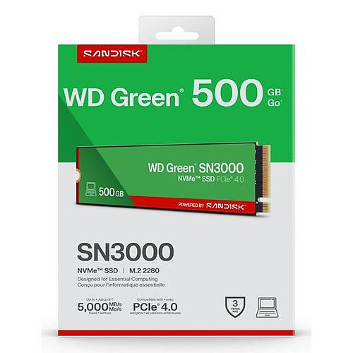 WD Green SN3000 NVMe SSD - 500GB