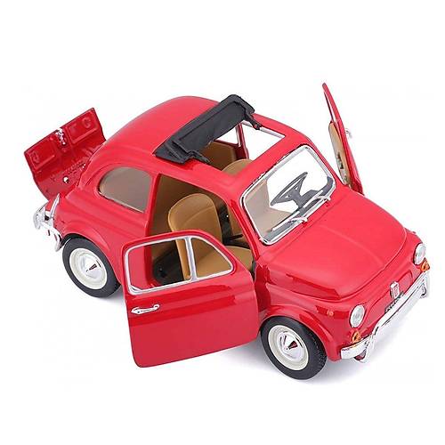 22099 Burago Fiat 500L 168 K�rm�z� 1:24 -Sunman