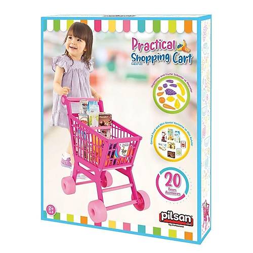 07 608 Pratik Market Arabas� -Pilsan Oyuncak