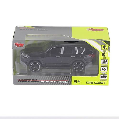 KM-3261B-Vardem Kutulu �ek B�rak 1:32 I��kl� Ve Sesli Metal Jeep