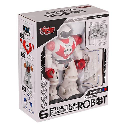 GGE-606-29 Kumandal Ikl Dans nteraktif Robot -Vardem Oyuncak