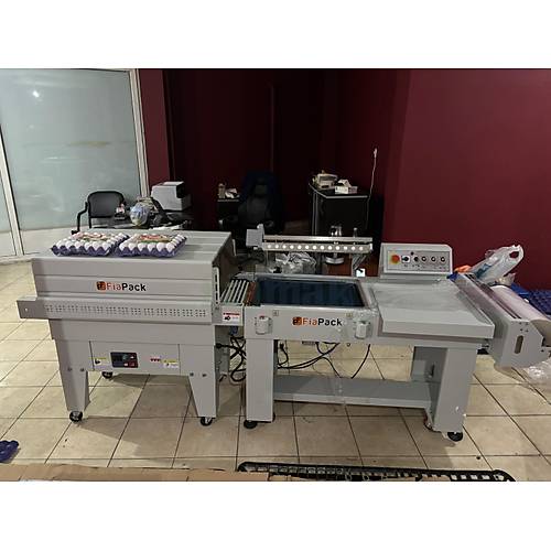 Yar Otomatik Tnelli 45 x 55 Shrink Makinas - Shrink Paketleme Makinesi