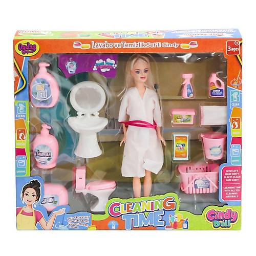 02452 Cindy Doll Bebek Lavabo ve Temizlik Seti  -Oyda� Oyuncak
