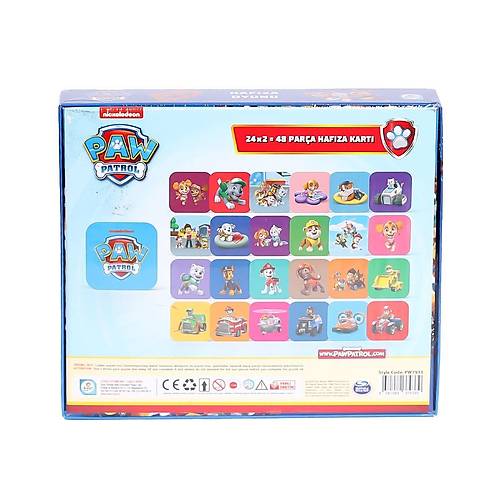 PW7933 Paw Patrol Haf�za Oyunu -La�o