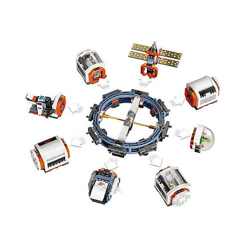 60433 Lego City Mod�ler Uzay �stasyonu 1097 par�a +7 ya�