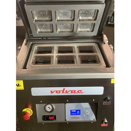kinci El 2 Kalpl Gazl Tabak Kapatma Makinesi VOLVAC 110x110 mm ve 190x144 mm