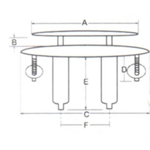 Paslanmaz elik Ko Boynuzu Gmme 154mm