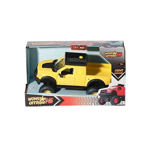 4016 Sesli ve I��kl� Wonstar Offroad  Araba 1:16  -Zuzutoys