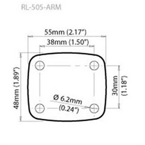 Scanstrut RL-505-ARM Rokk Montaj Plakas