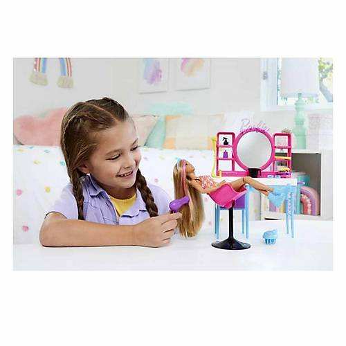 HKV00 Barbie Muhteem Kuafr Oyun Seti