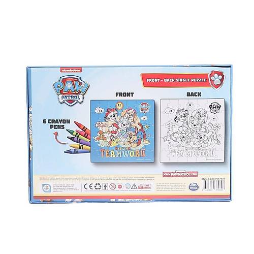 PW7930 Paw Patrol Boyamal� Puzzle -La�o