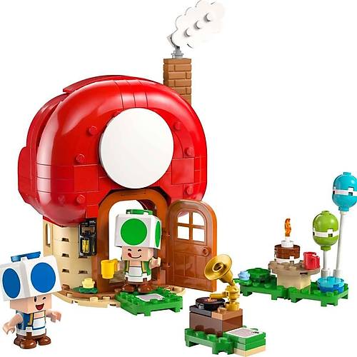 72041 Lego Super Mario - Toadun Evinde Parti 276 para +7 ya