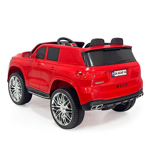 97-176 Bold Kumandal� Ak�l� Araba K�rm�z� 12 Volt -Akar Oyuncak