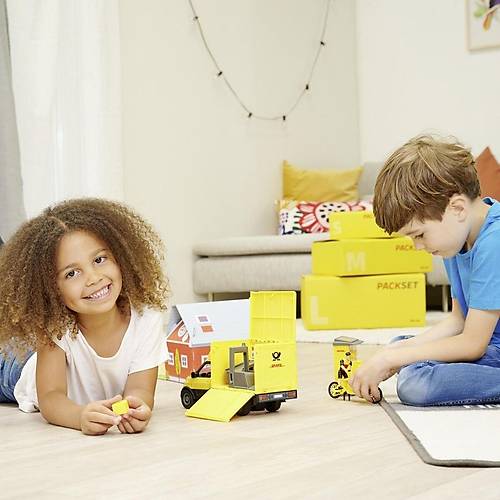 203747020 Dickie DHL Delivery Set

freewheel Delivery vehicle packaging statio