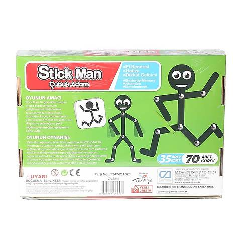 CAPLS-5247 STICK MAN �UBUK ADAM