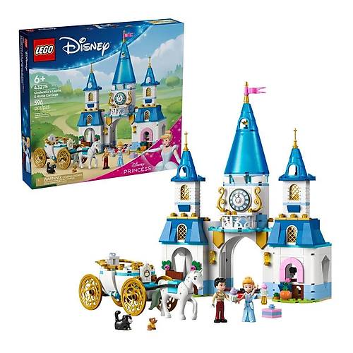 43275 Lego Disney Prensesi Sindirella'n�n �atosu ve At Ta��y�c� 596 par�a +6 ya�