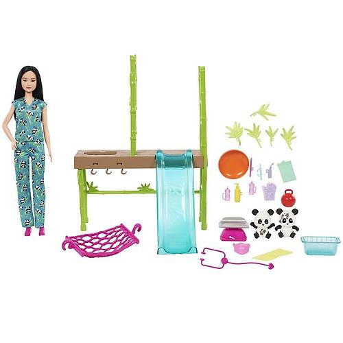 HKT77 Barbie Panda Bak�m� Oyun Seti