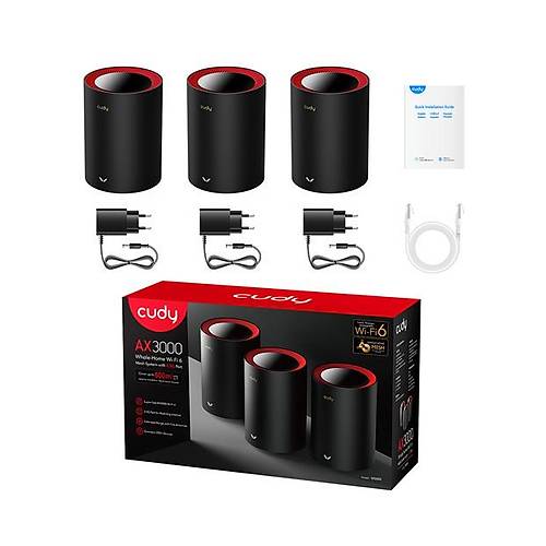 CUDY AX3000 WiFi 6 x3 Mesh 2.5G Solution