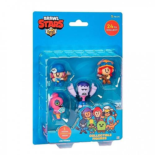 PMI/BRW2040 Brawl Stars 5'li Figr -Necotoys