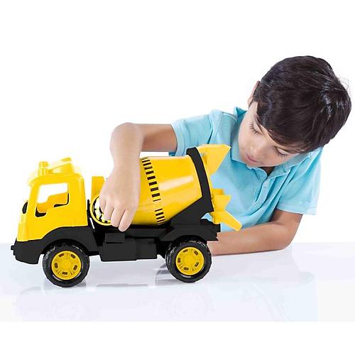 7121 OYUNCAK -CIMENTO KAMYONU PENCELI KUTUDA 42 CM