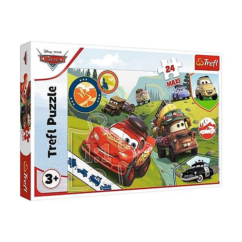 PUZZLE-14352 Maxi Disney Cars 3 24 Par�a �ocuk Puzzle