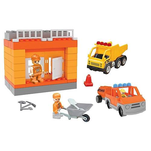 03 612 Double Blocks �n�aat Seti -Pilsan Oyuncak