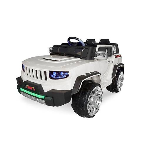 94-533 FENOMEN KUMANDALI AK�L� ARABA 4X4 12V BEYAZ