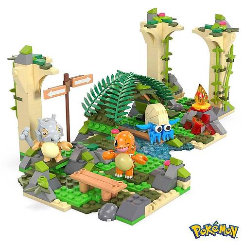 HDL86 MEGA Pokmon Jungle Ruins - Adventure Builder Antik Kent Seti 464 para +7 ya