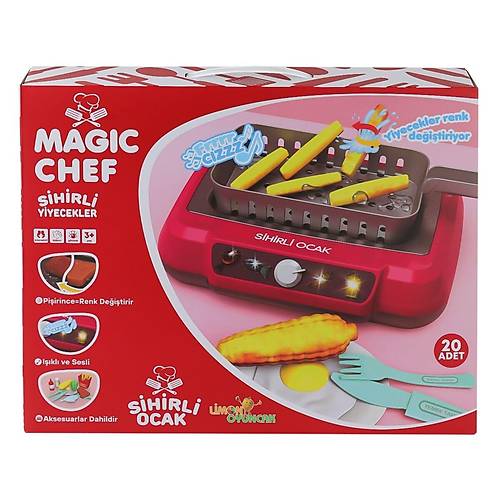 2A550 Magic Chef Barbek� Ocak Seti -Limon Oyuncak